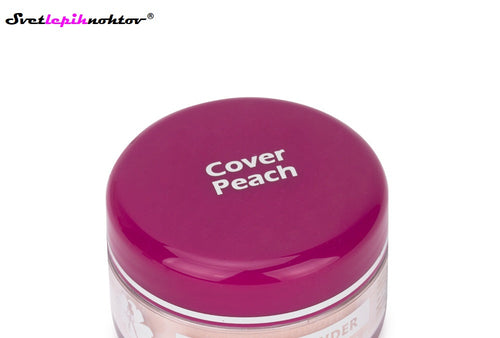 Acrylic modeling powder for nails, cover peach