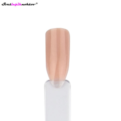 Acrylic modeling powder for nails, cover peach