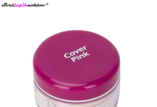 Acrylic modeling powder for nails, cover pink