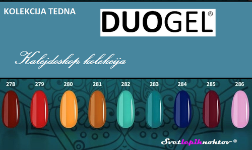 DUOGEL permanent varnish no. 284, 6 ml, Bright Night