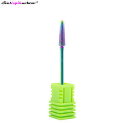 Diamond grinding attachment, rounded cone