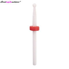 Keramični brusilni nastavek mala kroglica, za odstranjevanje gela ali akrila, rdeči