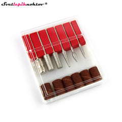 Mali set diamantnih brusilnih nastavkov, 12-delni, za vse brusilne aparate