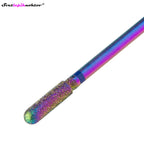 Diamond grinding attachment, rounded roller