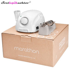 Brusilni aparat Marathon, 45 W, bele barve, za profesionalno uporabo
