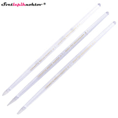 Set of brushes for gel and nail art, 3-piece