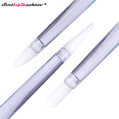 Set of brushes for gel and nail art, 3-piece