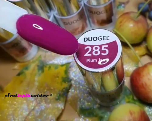 DUOGEL permanent varnish no. 285, 6 ml, Plum Jam
