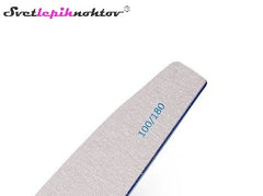 DUOGEL professional nail file, crescent, 100/180