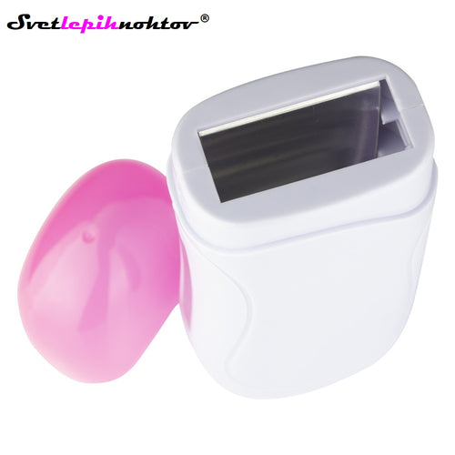 Wax heater in roll-on cartridges for depilation, 65 W, pink