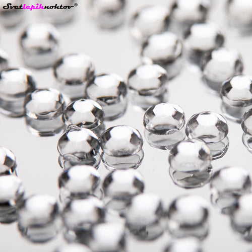 Nailart stones, size 2 mm, silver color