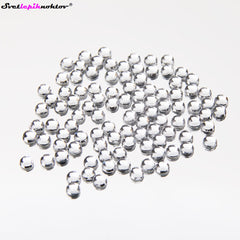 Nailart stones, size 3 mm, silver color