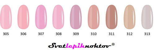 DUOGEL permanent varnish no. 307, 6 ml, Cotton Candy