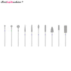 Profesionalni set diamantnih brusilnih nastavkov, 10-delni, vsi nastavki, ki jih potrebujete