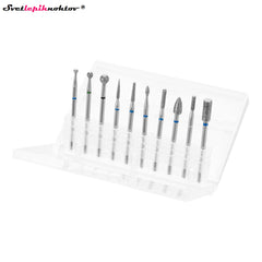 Profesionalni set diamantnih brusilnih nastavkov, 10-delni, vsi nastavki, ki jih potrebujete
