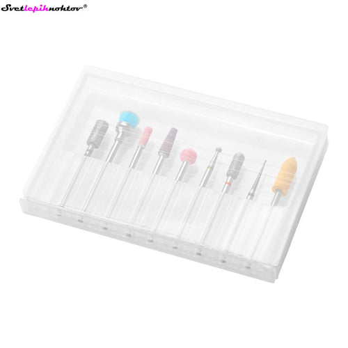 Professional set of grinding attachments, 9 pieces