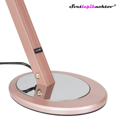 LED desk work lamp, rose gold, 8.4 W