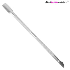 Professional cuticle pusher, stainless steel