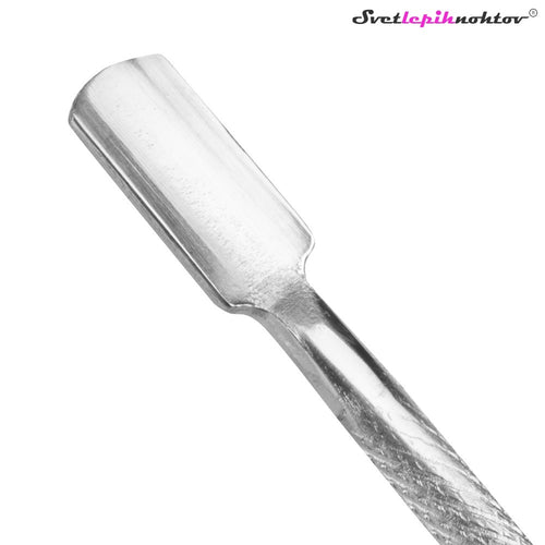 Professional cuticle pusher, stainless steel