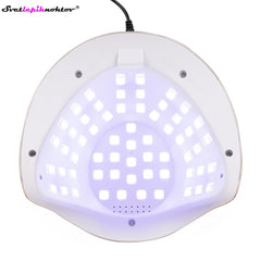 HYBRID UVA/LED lamp S13 diamond rose gold, 248 W, for curing all gels