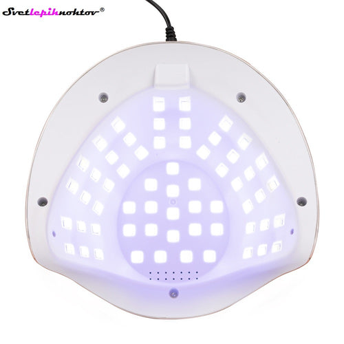 HYBRID UVA/LED lamp S13 diamond rose gold, 248 W, for curing all gels