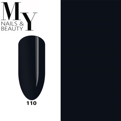 MY permanent nail polish, 15 g, Black, #110