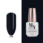 MY permanent nail polish, 15 g, Black, #110