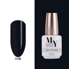 MY permanent nail polish, 15 g, Black, #110