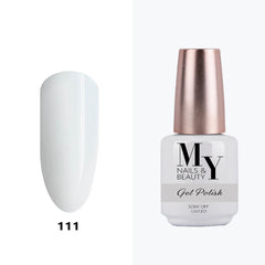 MY permanent nail polish, 15 g, White, #111