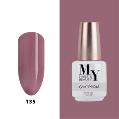 MY permanent nail polish, 15 g, Mauve, #135