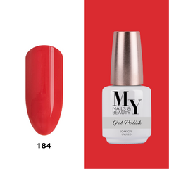 MY permanent nail polish, 15 g, Cherry, #184