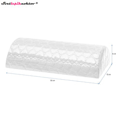 Artificial leather armrest, white