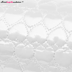 Artificial leather armrest, white