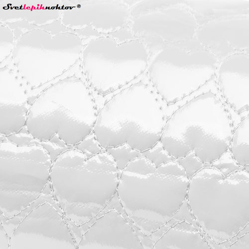 Artificial leather armrest, white