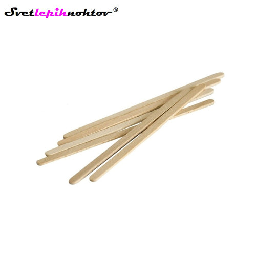 Sticks for applying wax for depilation, 50 pcs, narrow