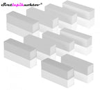 Polishing block sponge, 240/240, white, set of 10 pcs