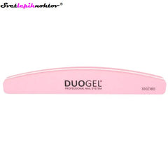 DUOGEL professional nail file, crescent, 100/100