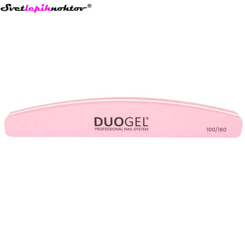 DUOGEL professional nail file, crescent, 100/100