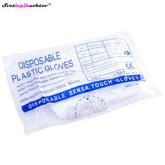 Disposable foil gloves, 100 pcs