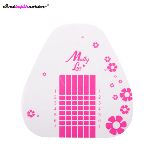 Extension templates light pink, 50 pcs