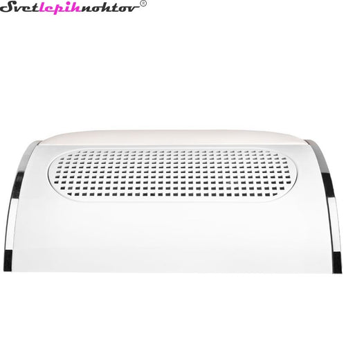 Table vacuum cleaner with armrests and three fans