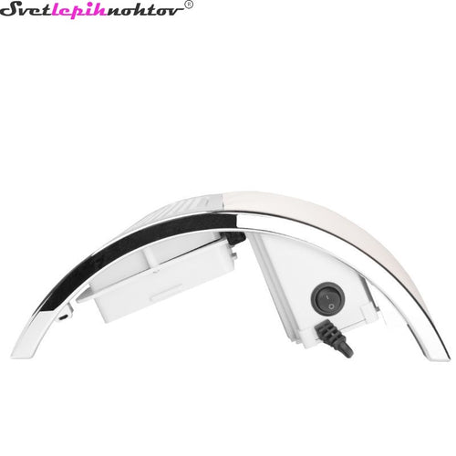 Table vacuum cleaner with armrests and three fans