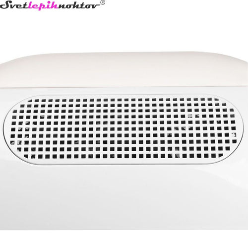 Table vacuum cleaner with armrests and three fans