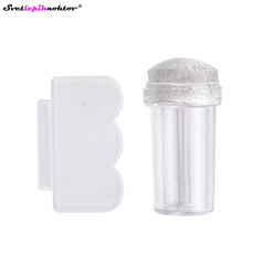 Stamping set small, set of silicone stamper and scraper