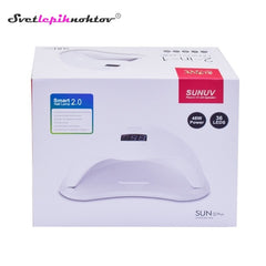 UVA/LED HYBRID lamp SUN 5 PLUS, 48 W, for curing all gels