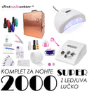 SUPER 2000 početni set za nokte s kozmetičkom kutijom