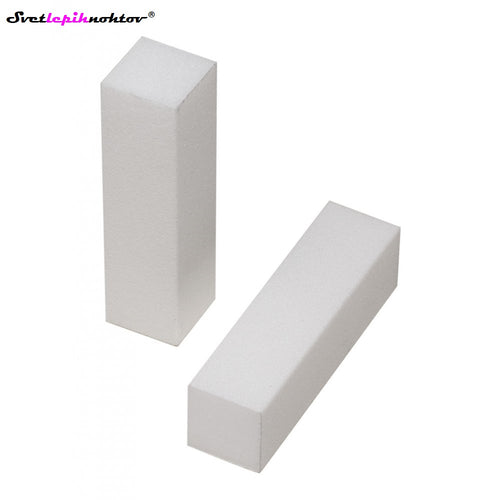 Polishing block sponge, 240/240, white, set of 10 pcs