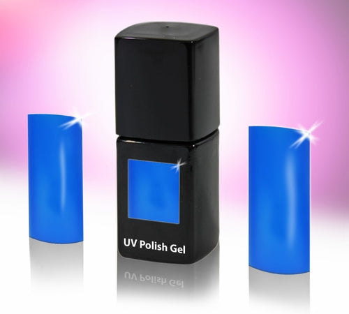 UV/LED-Polishgel, trajni gel-lak za nohte, 12 ml, neon modra