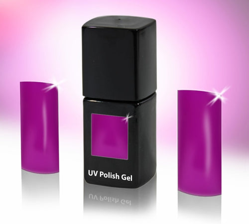 UV/LED-Polishgel, trajni gel-lak za nohte, 12 ml, neon vijolična