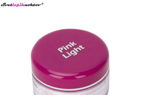 Akrilni puder za modeliranje noktiju, svijetlo ružičasti